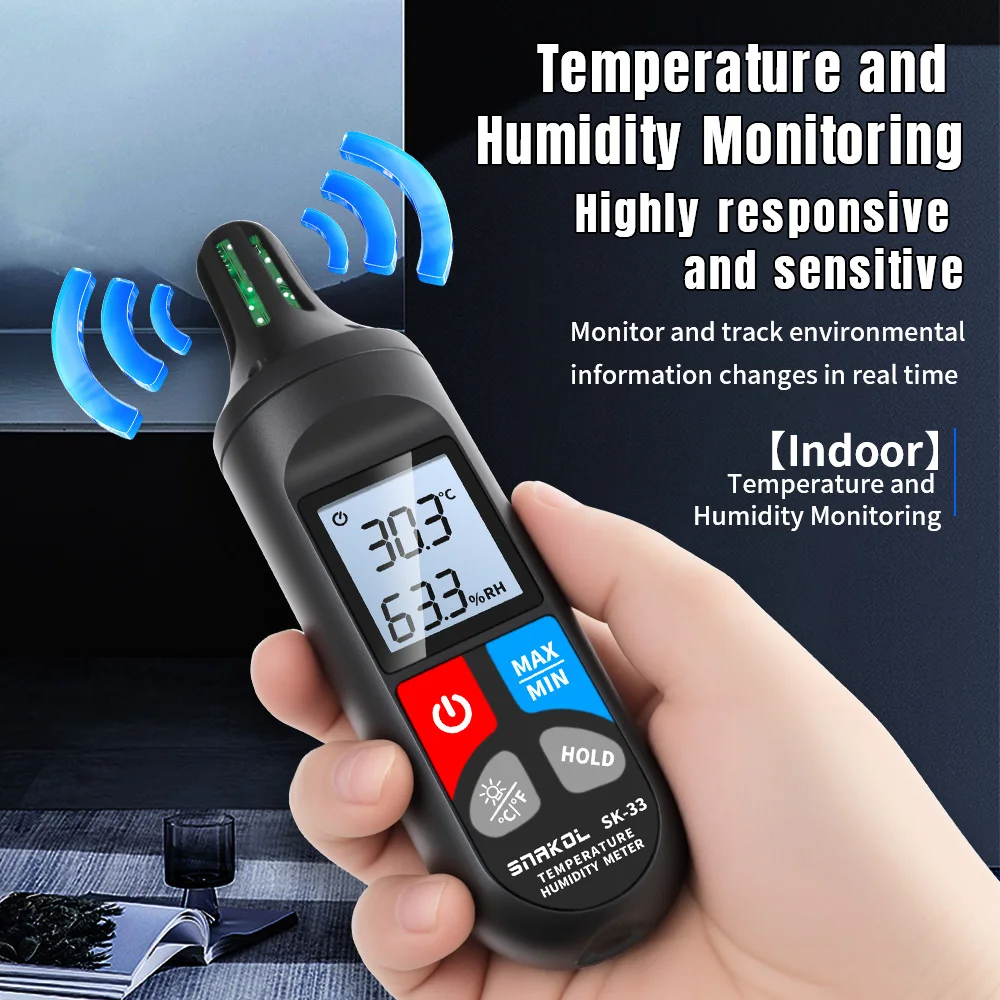 Mini  Digital -10℃-60℃ Thermometer Hygrometer Temperature Indoor Convenient Temperature Sensor Humidity Meter Gauge Instruments