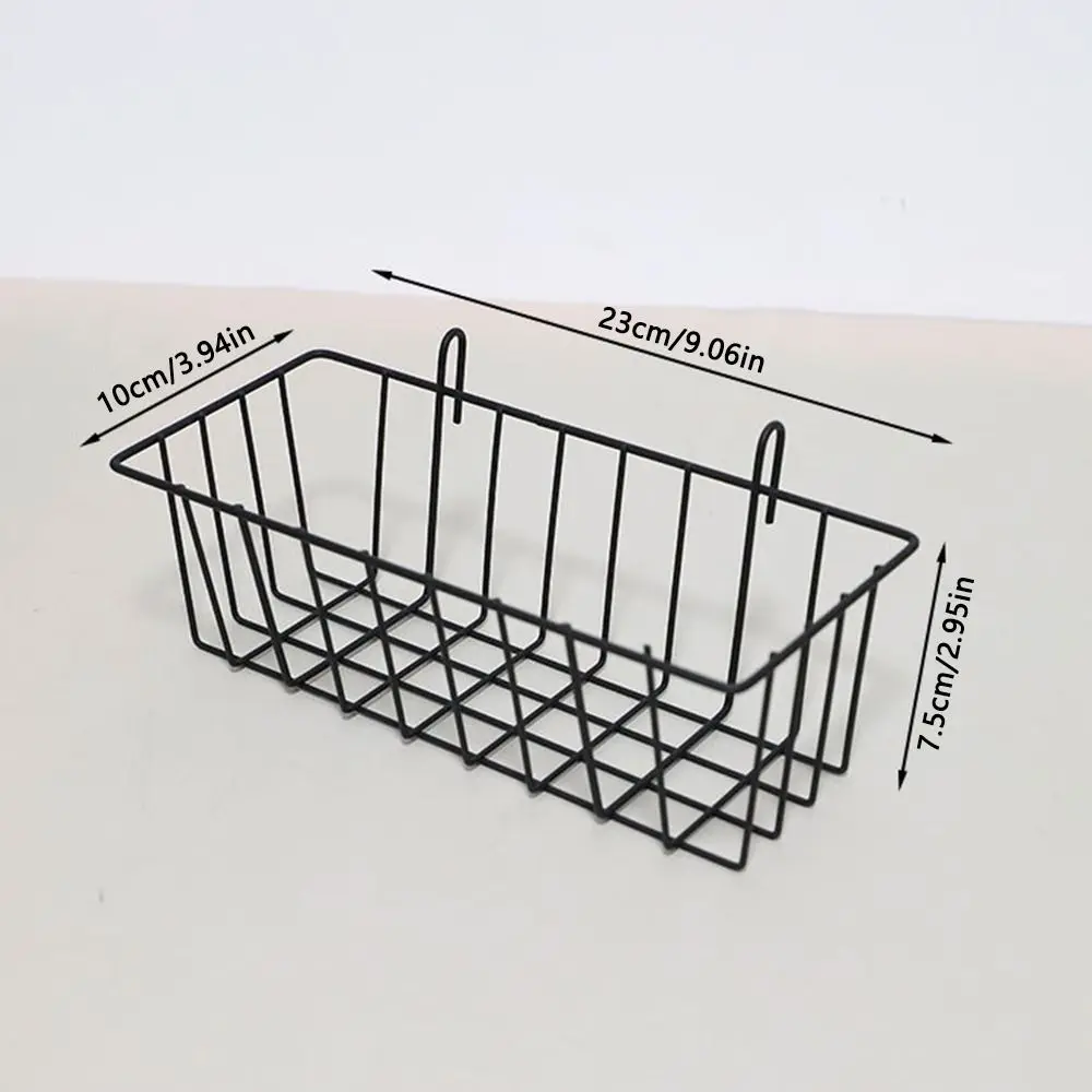 Hanging Grid Storage Rack Display Racks Panel Basket Multifunctional Storage Baskets For Bathroom Kitchen