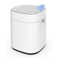 Intelligent induction trash can small cover induction bathroom trash can waterproof plastic automatic adsorption non-contact