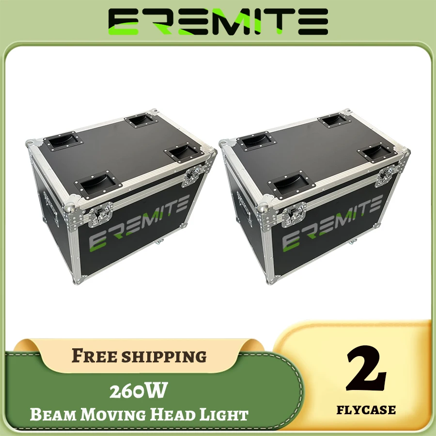 0 Tax 2Pcs Flycase For Lyre Beam 10r 260w Sharpy Beam 260w Moving Head Lights Stage DJ Disco Beam 9r 260W  Dj Stage Light