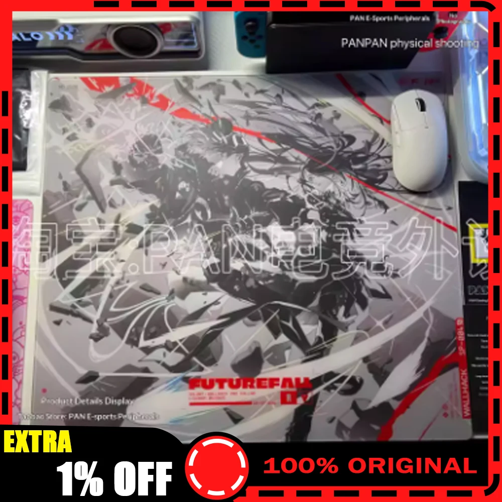 PAN Esports WALLHACK 4.0 Futurefall Replicated Glass Mousepad Smooth Speed Mouse Pad Covering Primer For Valorant Pc Accessories