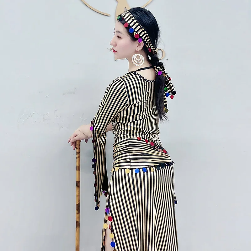 بلدي الشعبية مخصص 2022 بلدي شابي ملابس الرقص الشرقي أزياء الرقص الشرقي رداء الحليب الحرير الذهب الترتر فساتين الرقص #5