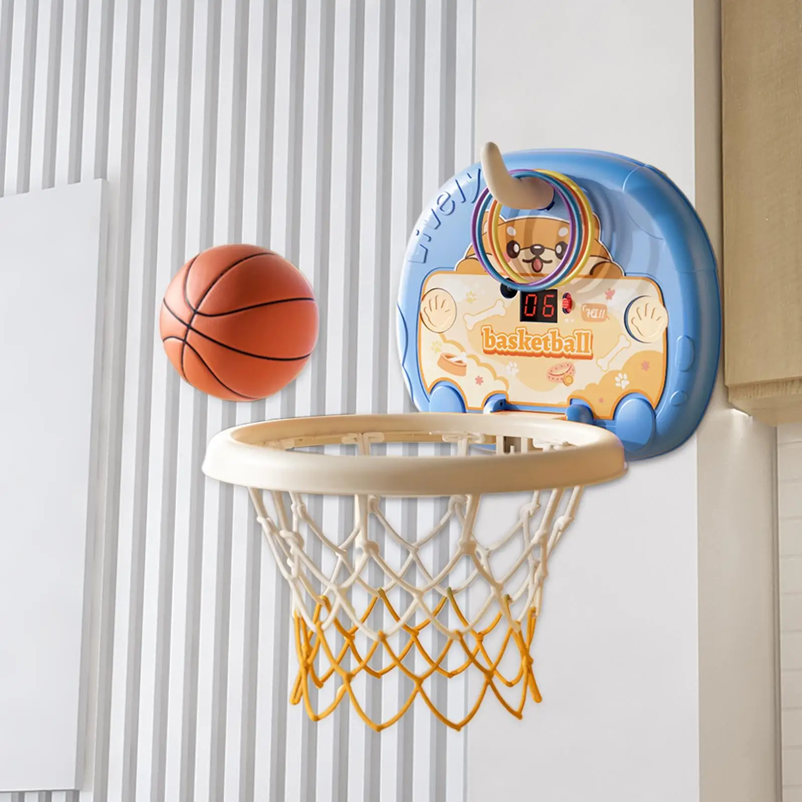 Mini basket Hoop Set centri di attività ragazzi ragazze Sport Toy Wall basket Board per bambini ragazzi ragazze bambini regali di compleanno