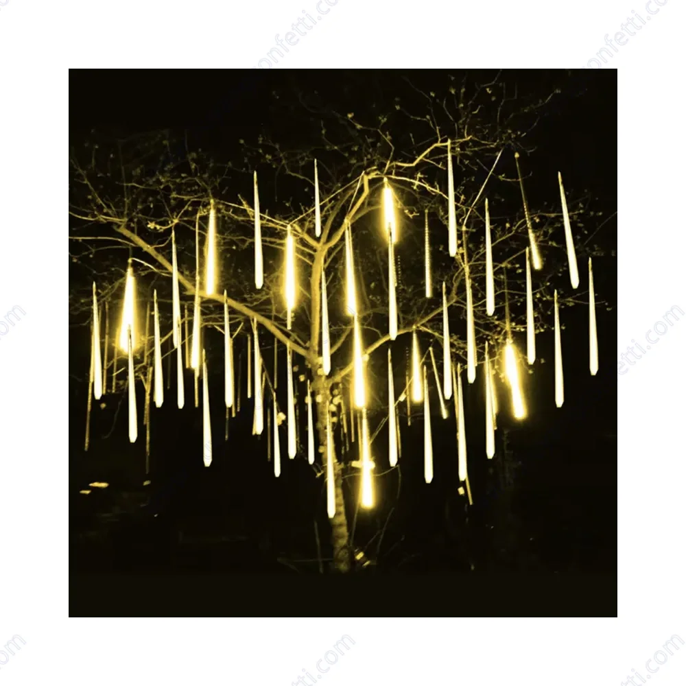 Meteor Shower Rain LED Fairy String Lights Festoon Street Garland Christmas Decorations for Home Outdoor Wedding New Year Decor