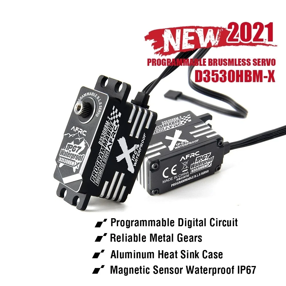 D3530HBM-X Programmable Brushless Waterproof Servo YOKOMO Drift Car/Boat/Fixed-Wing Airplane Servo For Speed Boat Rc Car Parts