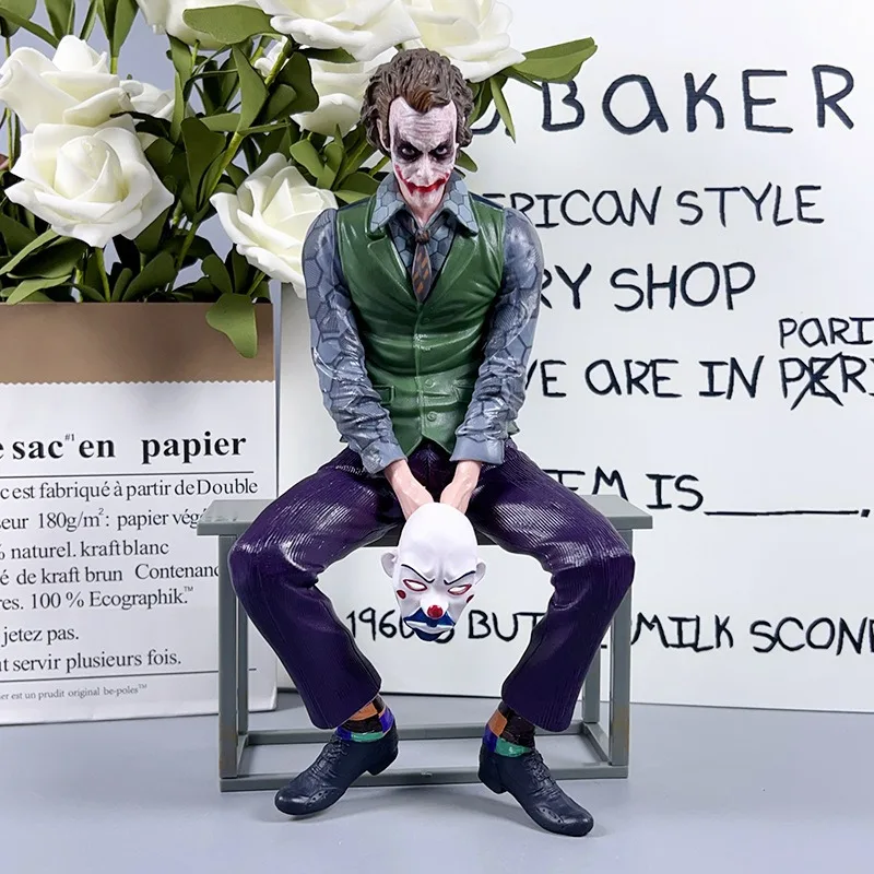 

Красивая фигурка Джокера (Хит Леджер) из фильма «Отряд самоубийц» (DC), ручная работа, модель-украшение, Marvel Legends, аниме.