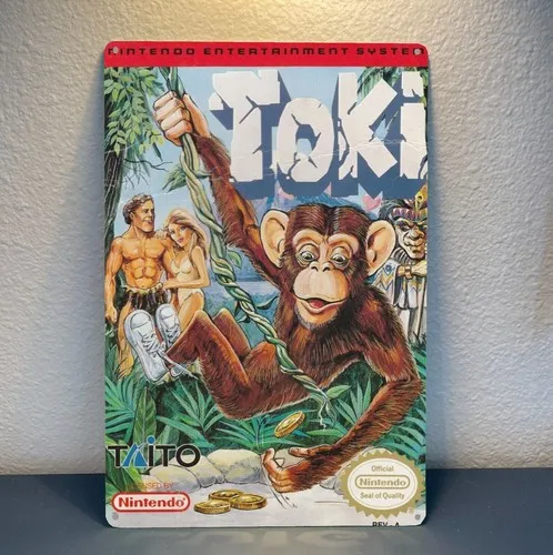 توكي نيس ريترو لعبة فيديو ملصق معدني تين تسجيل 20*30 سم #1