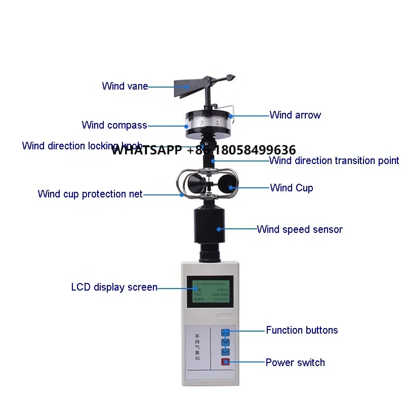 

FB-10 Outdoor Portable Weather Station Mini Mobile Meteorological Montor