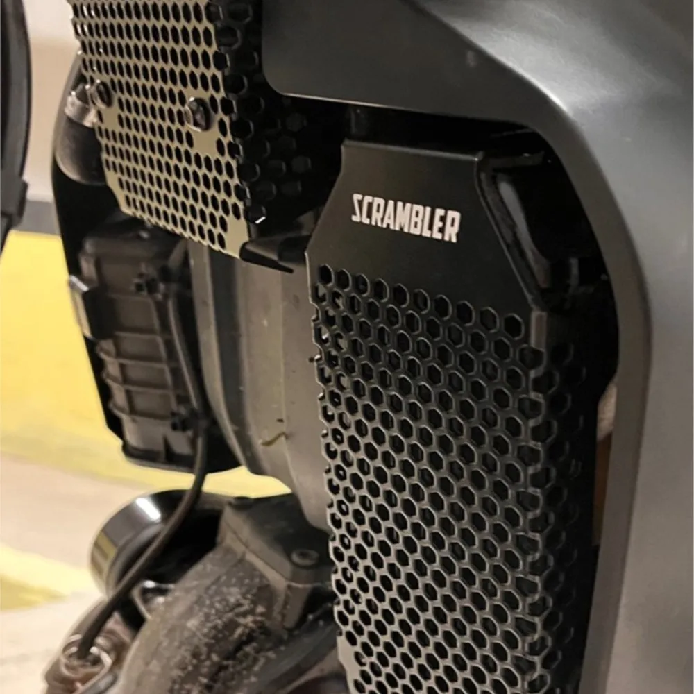 Radiator Oil Cooler Grille For DUCATI Scrambler 400 800 2015-2021 2022 CNC Rectifier Voltage Regulator Cover Guard Protector Set