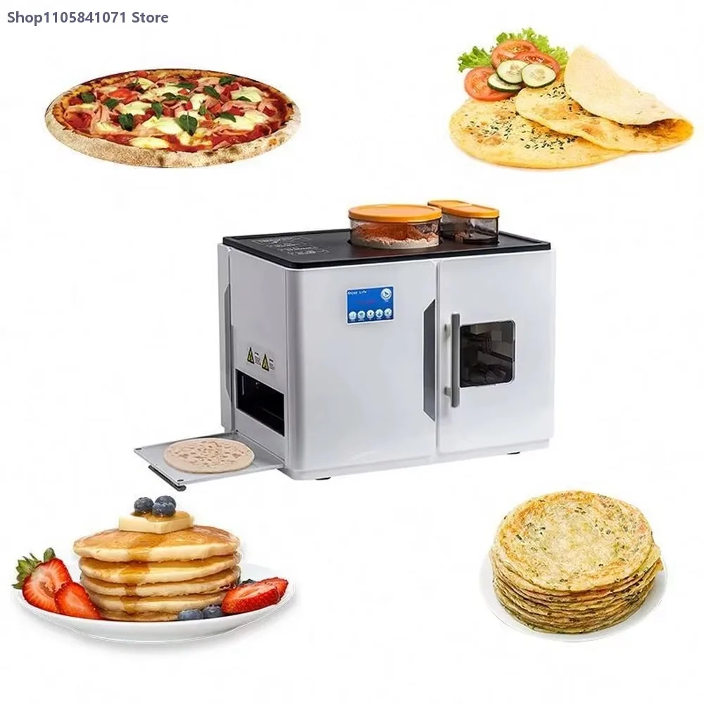 India Pancakes Maker Fully Automatic Commercial Mini Pancake Machine Bread and Pizza Making Machines Electric Rice Flour Food