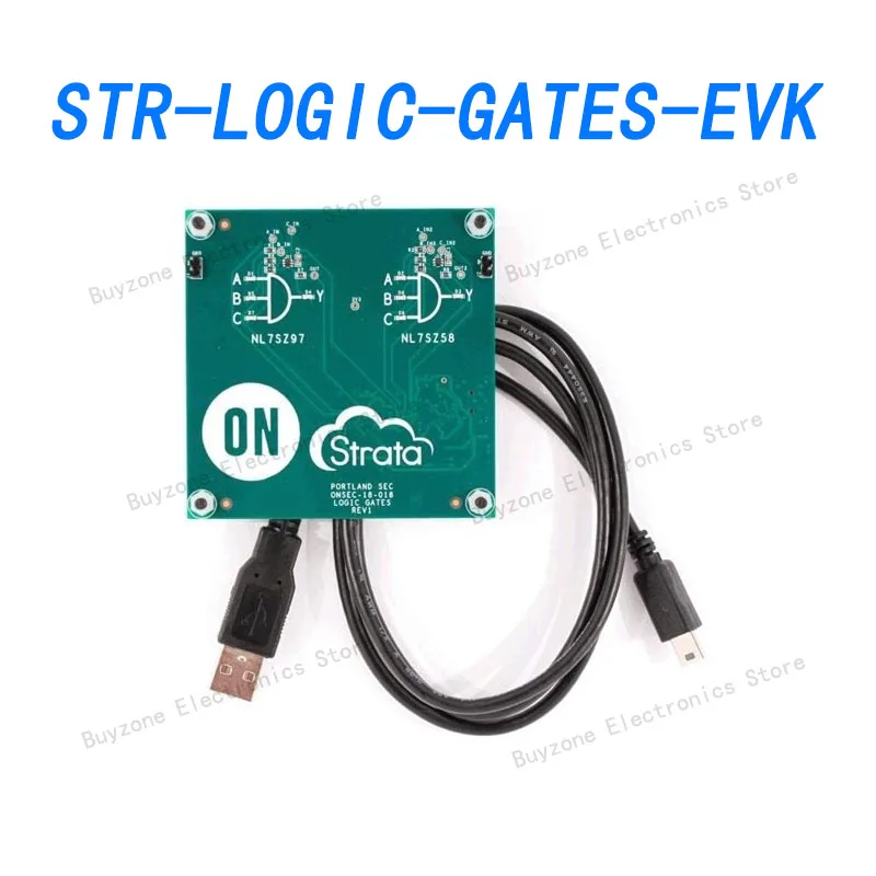 

STR-LOGIC-GATES-EVK Evaluation board, Strata NL7SZ97, NL7SZ58 logic gate, multifunction, GUI control