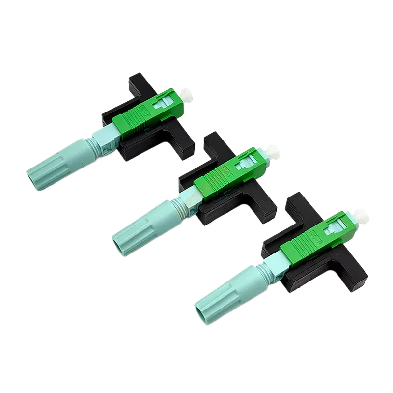 

SAIVXIAN SC APC/UPC Fiber Optic Connector Single-Mode Optical Fast Connector FTTH Cold Connector Tool Fiber Quick Connector