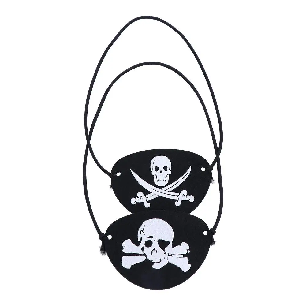 

Performance Cosplay Mask Pirate Eye Mask Masquerade Mask White/Black Skull Eye Mask Felt Easter