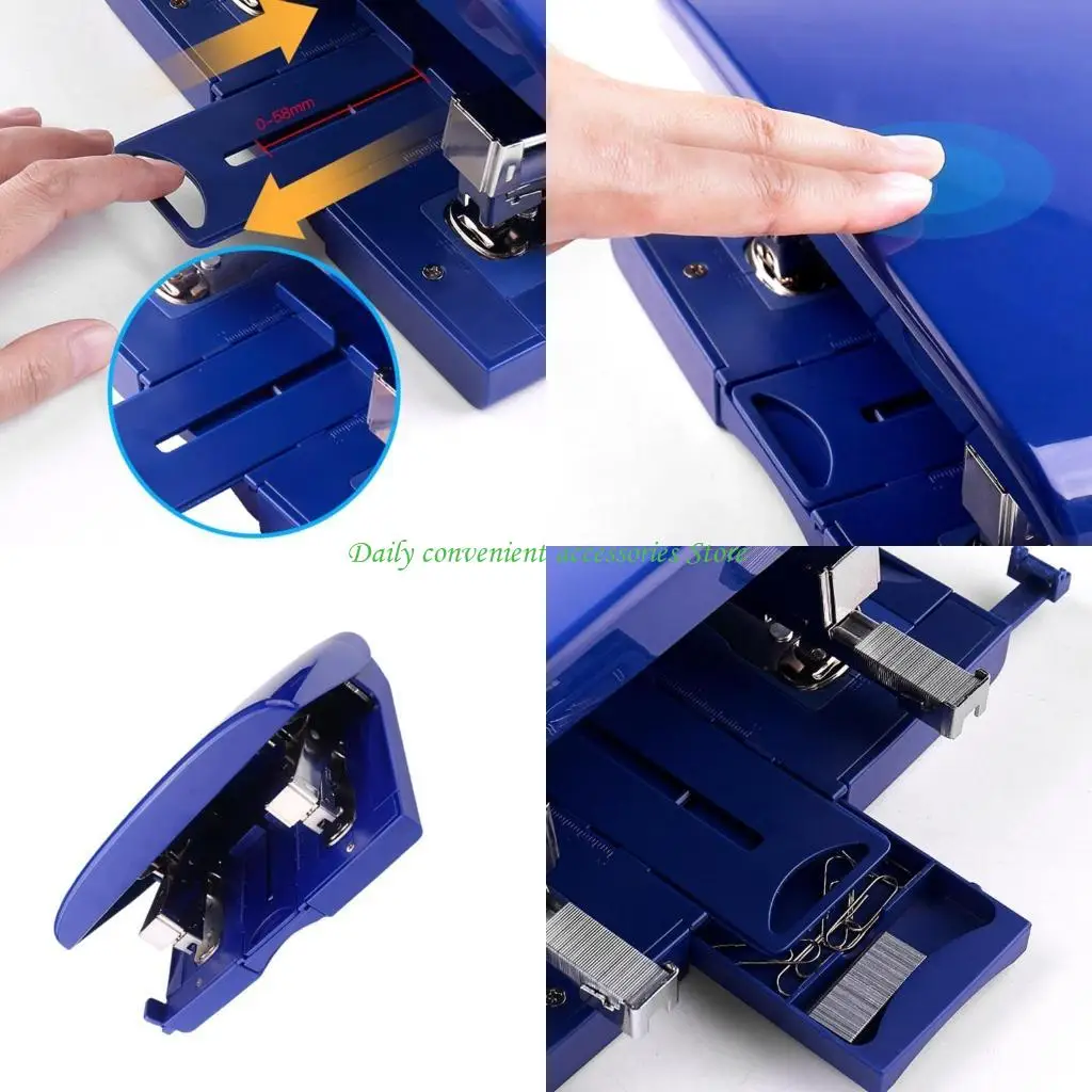 

Сверхмощный степлер с двойной головкой 97QB, универсальный базовый степлер емкостью 50 листов