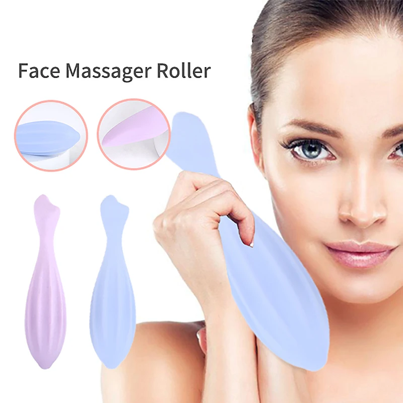 Gezicht Roller Voor Gezicht En Gezicht Schoonheid Roller Huidverzorging Tools Gua Sha Gezicht Massage Siliconen Gezicht Roller Schoonheid