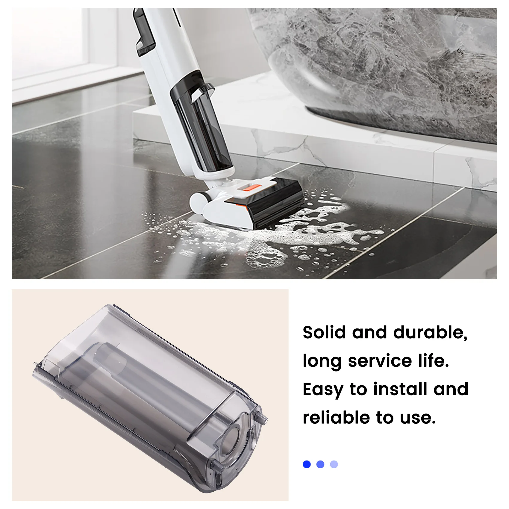 قطعة غيار خزان مياه الصرف الصحي للمكنسة الكهربائية ILIFE W90 - خزان مياه مكنسة كهربائية