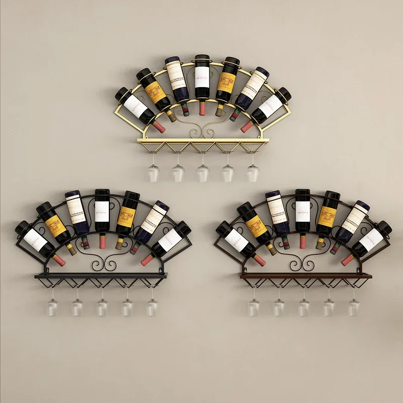 fa·Storage Metal Bar Cabinet Wine Rack Modern Shop Display Mini Bar Cabinet Wine Rack Drinks Botellero Vino Drinking Furniture