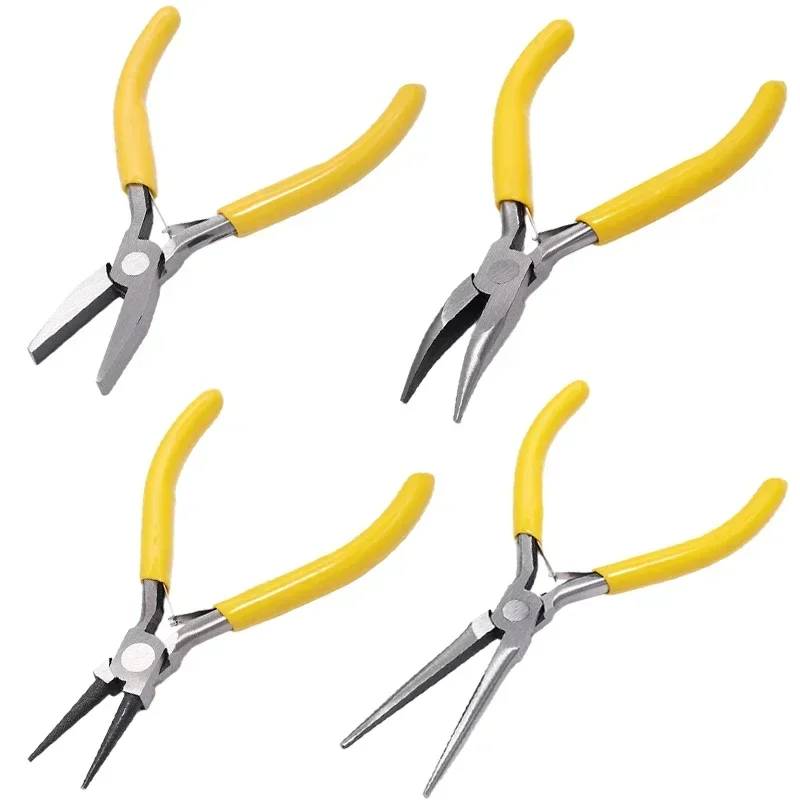 Multi-functional Mini Pliers Pointed Round Nose Steel Wire Pliers Cable Cutting Pliers DIY Jewelry Making Handmade Accessories