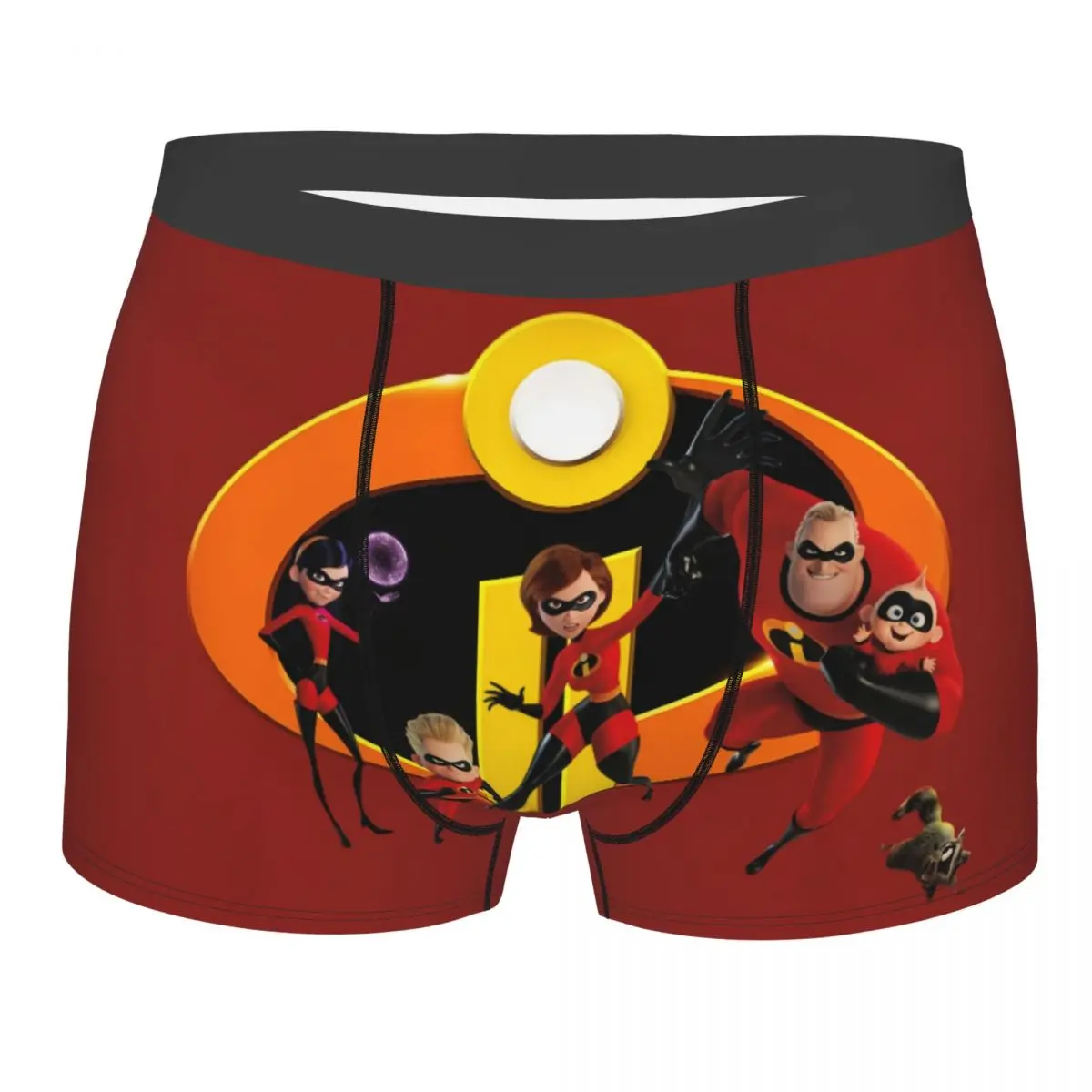 

Animation The Incredibles Underwear Men Breathable Superhero Adventure Boxer Briefs Shorts Panties Soft Underpants For Homme