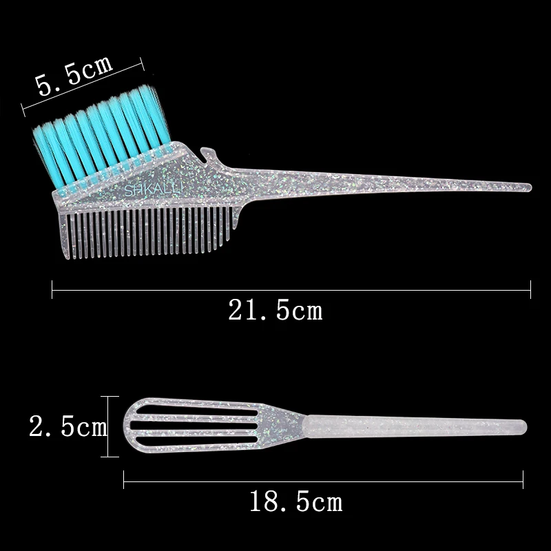 Galaxy glitter Hair color brush-Hair dye brush- comb- Hair Coloring Tools Kit -Tinting brushes set- bleaching hair brush