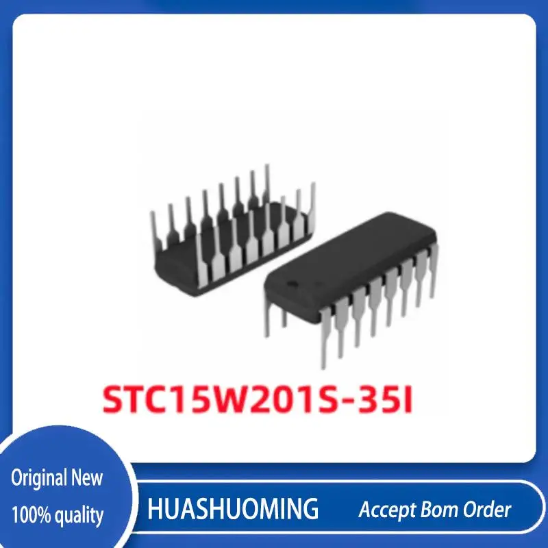 NeW 5Pcs/Lot  STC15W201S-35I   STC15W201S      DIP16