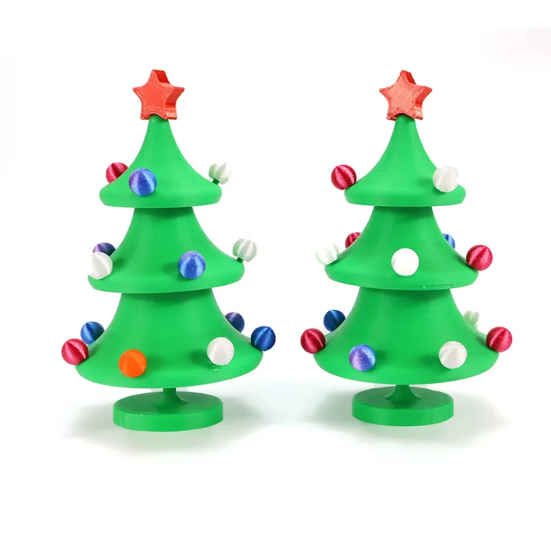 Creatieve Grappige Roterende Kerstboom Speelgoed Desktop Decoratieve Ornamenten Volwassenen Kinderen Stress Relief Speelgoed Leuk Kerstcadeau