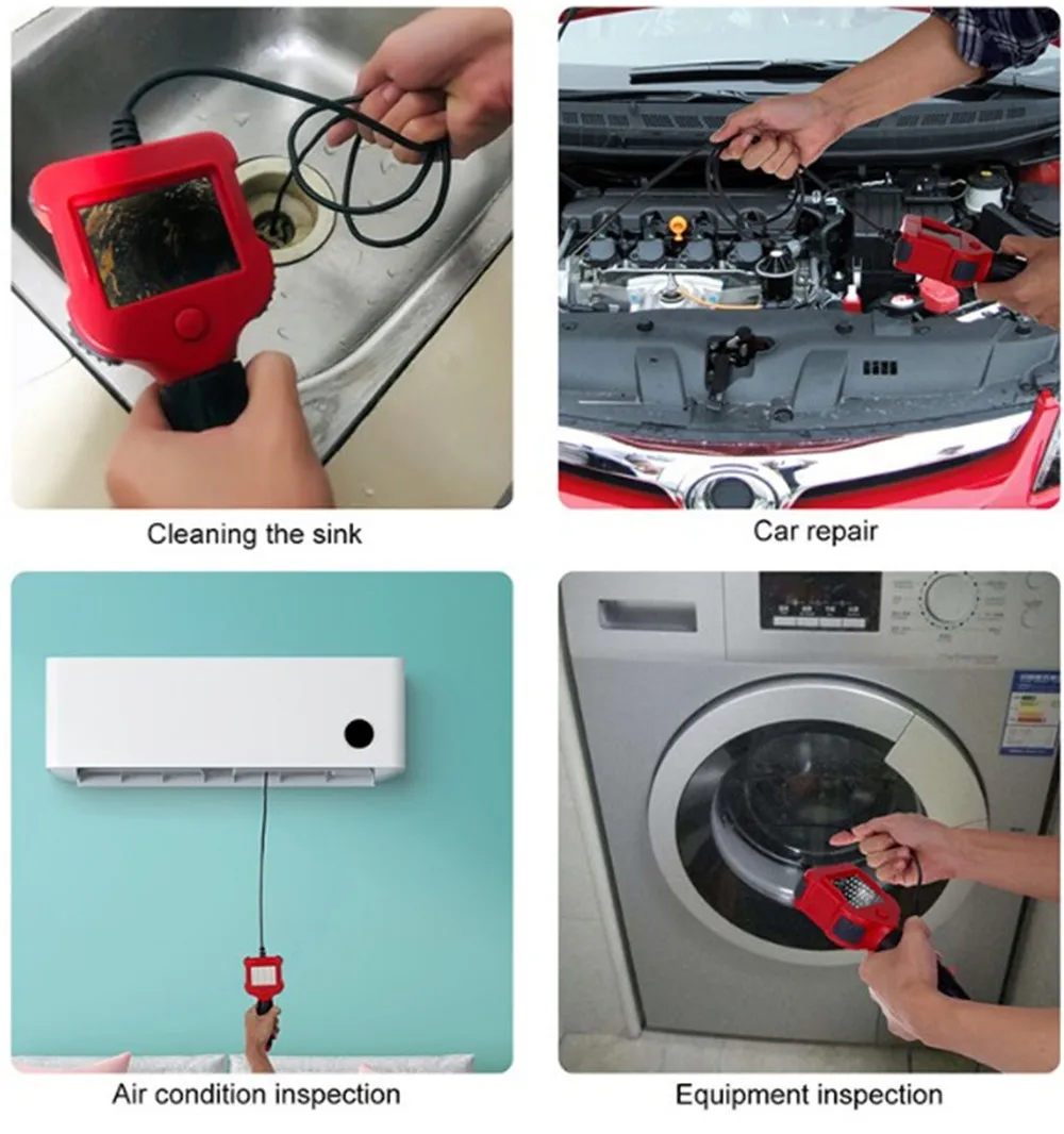 5.5mm 720P Semi-Rigid Cable Wireless WIFI Endoscope For Android&ISO Smart Phone Inspection Pipe Scope