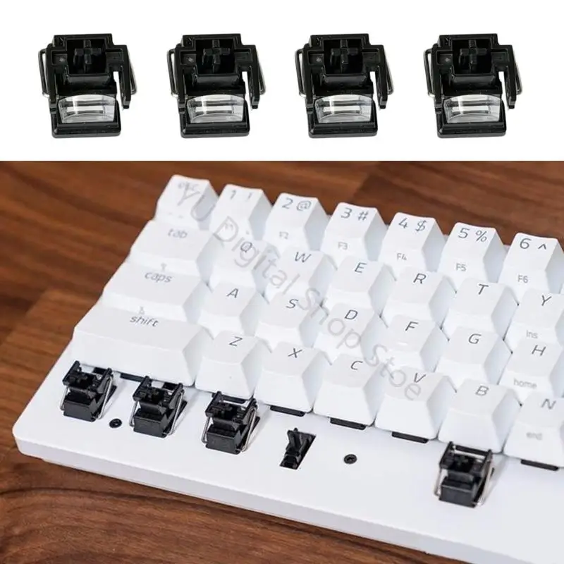 96BA Tastaturtasten-Reparaturteile für schwarze Gen 2-Schalter, Ersatz, 4 Stück – Detail 10