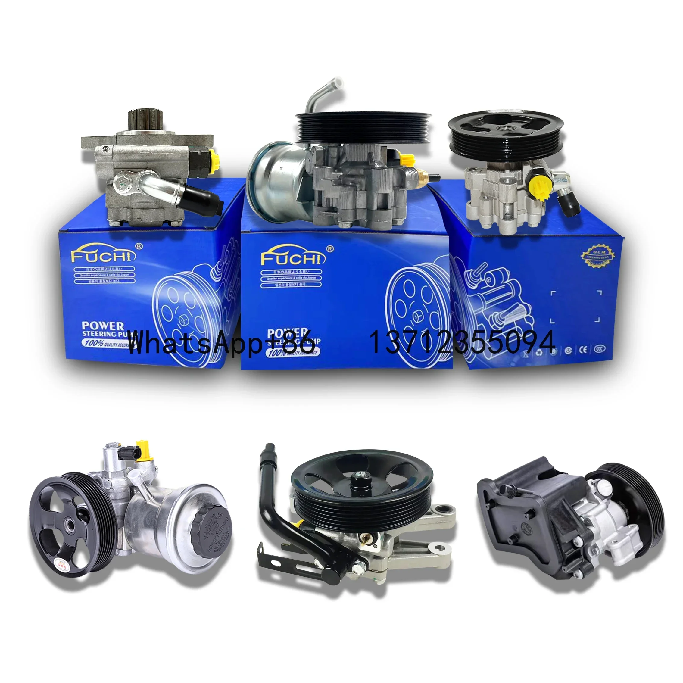 

Power Steering Pump Assy for Toyota Honda Nissan Mazda Suzuki Subaru Isuzu Nissan Mitsubishi BMW Mini Ford Focus Peugoet 307