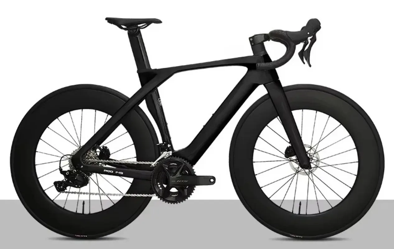 PRO-145 Карбоновый шоссейный велосипед Aero 2x12 Скорость 105 R7120 88 мм Обод Гоночный шоссейный велосипед Гидравлический дисковый тормоз Шоссейный велосипед из углеродного волокна PRO-145 Карбоновый шоссейный велосипед Aero 2x12 Скорость 105 R7120 88 мм Обод Гоночный шоссейный велосипед Гидравлический дисковый тормоз Шоссейный велосипед из углеродного волокна