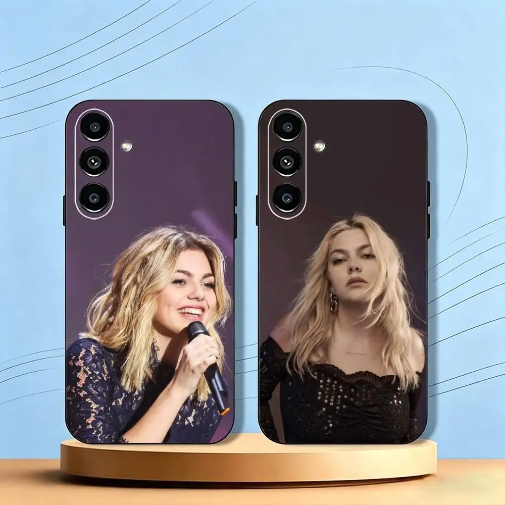 Louane Emera-A Je vole Phone Case For Samsung Galaxy A73,A72,A71,A70,A53,A52,A51,Others Soft Black Cover