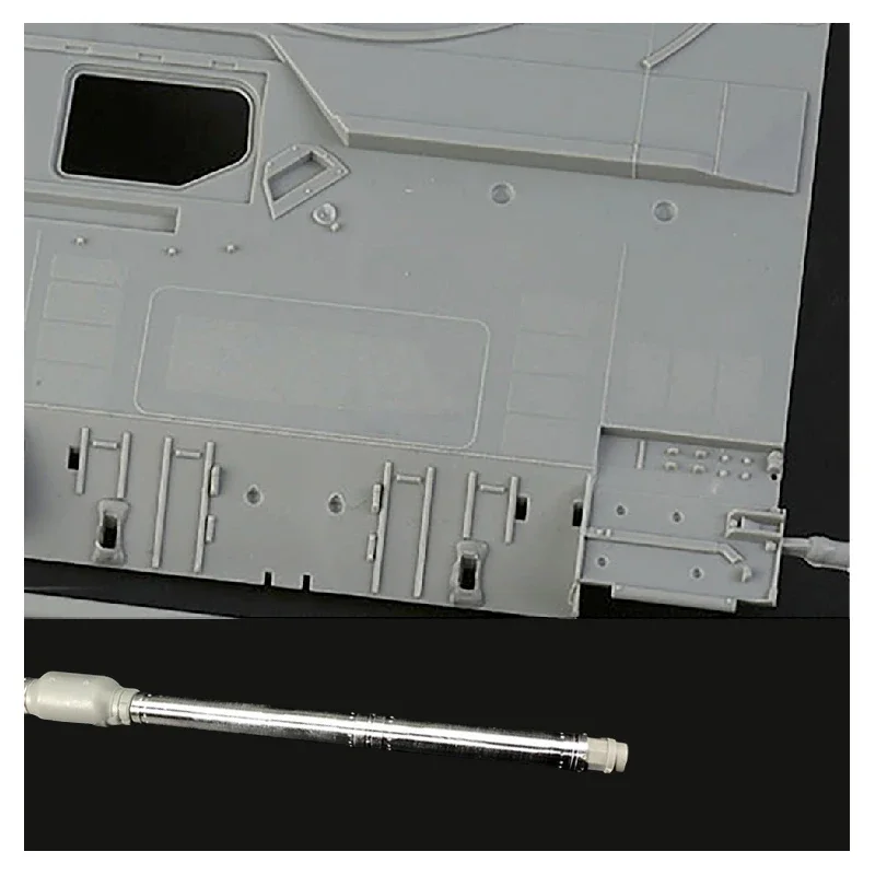 Randmodel assembleren tankmodelkit BT-031 Leopard 2A6 hoofdgevechtstank Oekraïense versie wordt geleverd met metalen loop 1/35