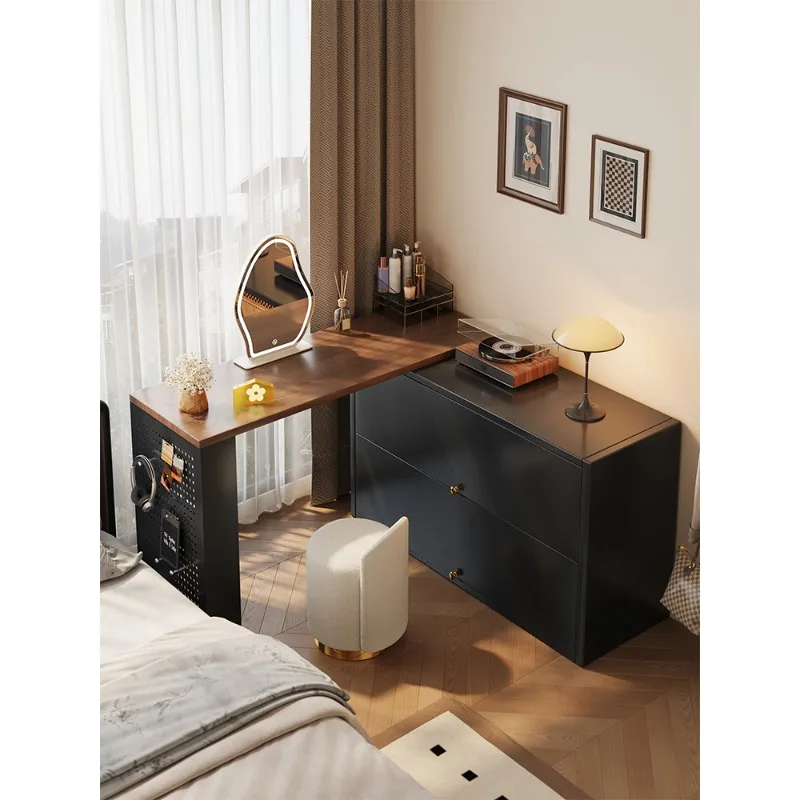 

Carbon steel corner dresser chest integrated bedroom simple modern makeup table