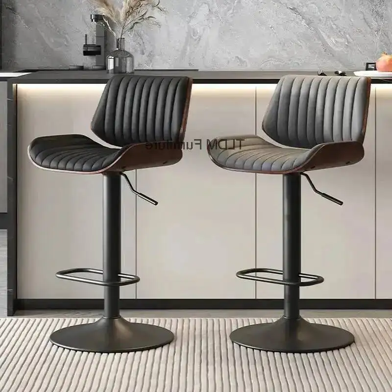 Taburetes de Bar Modernos de Diseño Nórdico, Sillas de Camping, Sillas de Bar para Gaming, Sillas Giratorias Minimalistas para Comedor, Conjuntos de Muebles de Jardín