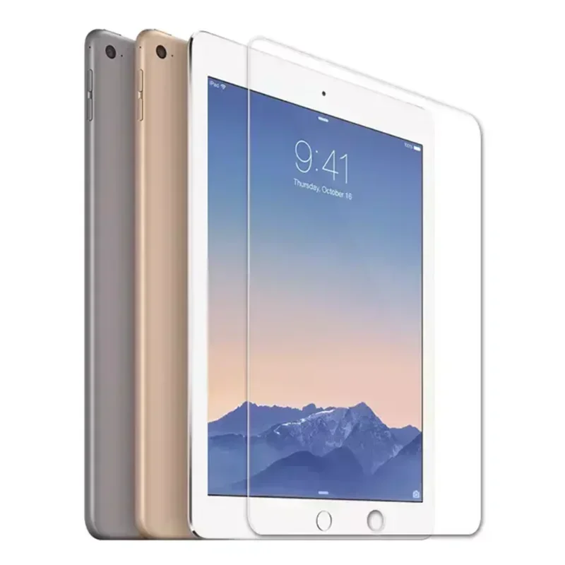 Para iPad Air 2 9,7 pulgadas 2014 A1566 A1567 Protector de pantalla de vidrio templado Air1 A1474 A1475 A1476 2013 9,7 "película protectora para tableta