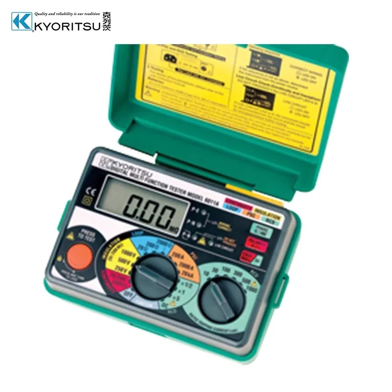 Fast arrival  KYORITSU 6011A Digital Multi Function Tester (5 in 1) with Australian plug 20/200/2000Ohm