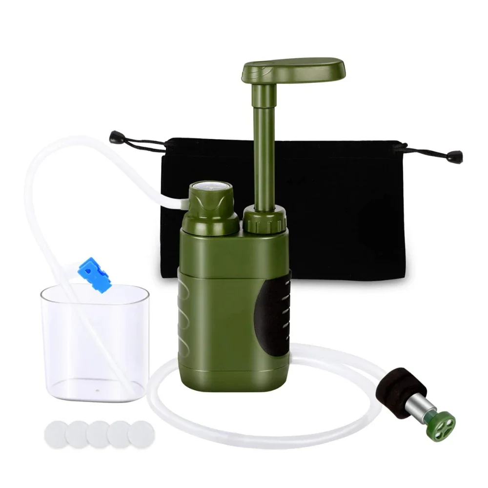 

Personal Emergency Water Filter Straw Portable Purifier Hiking Camping Outdoor soldier filter water purifier