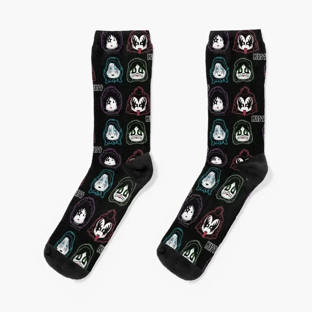 

Kiss Band - Solo - Cute design for kids Socks designer brand anti-slip custom retro Socks Female Men's