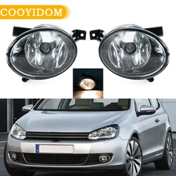 Car Front Halogen Fog Lamp For VW Golf 6 Mk6 Plus 2009 2010 2011 2012 2013 Car Light Assembly Foglamp With Bulb Car Accessories