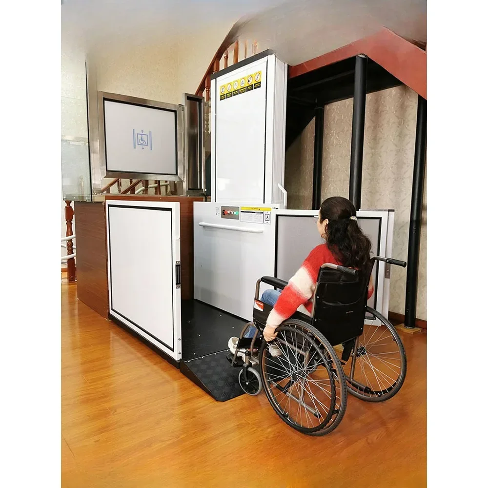 Aimoxin disabled barrier-free vertical wheelchair lifting platform elevator subway high-speed rail nursing home