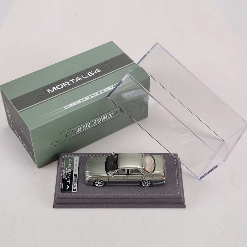 Mortal 1:64 Cresta JZX100 Alloy Model Car The engine cover can be removed
