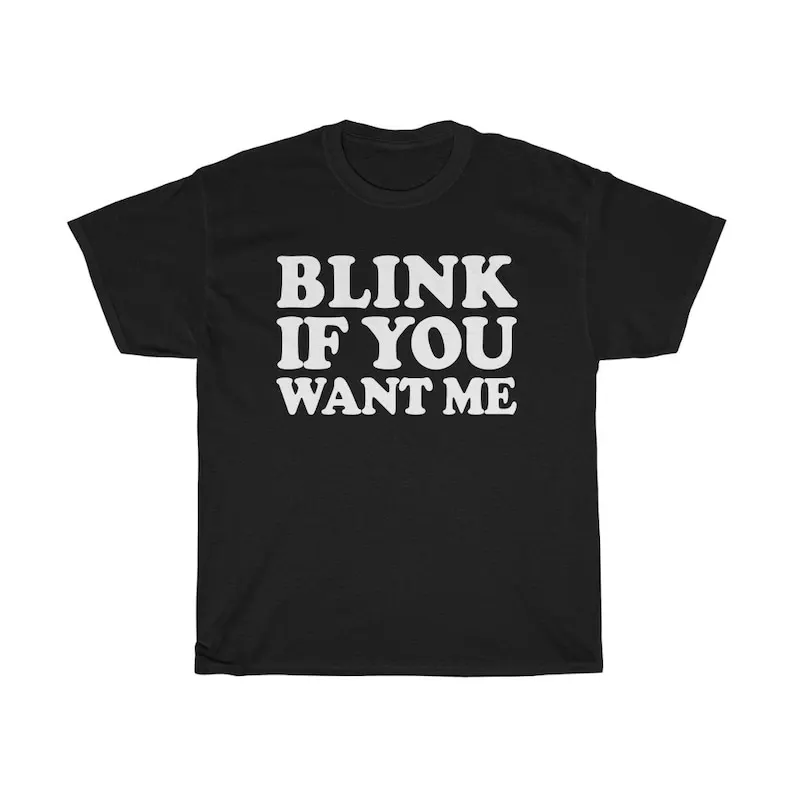 

Blink Me If You Want Kenny Powers Men's Black Green Blue Navy T-Shirt Size S to 5xl