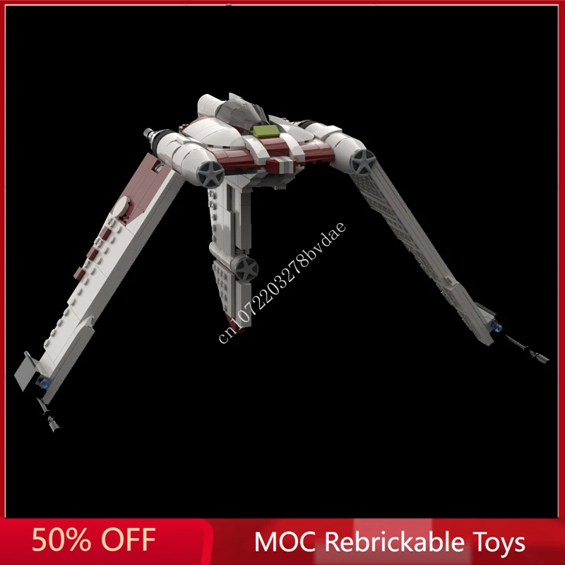 

417PCS MOC Space Battle V-19 Torrent Cloned Starfighter Model Building Blocks Technology Bricks Creative Assembly Kid Toys Gifts