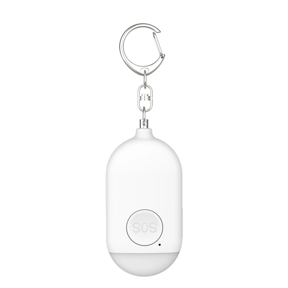 

1pc Mini Safe Emergency Alarm 130dB Loud Sound Flashlight Security for Women Joggers Elderly Disabled Night Workers Living Alone
