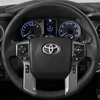 Protector para volante de coche personalizado, 100% apto para Toyota Land Cruiser Prado Land Cruiser Tacoma Tundra, productos para coche, envoltura de dirección