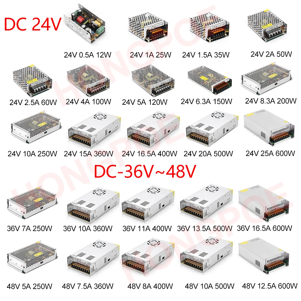 5V 12V 24V 36 V alimentatore SMPS 5 12 24 36 V AC-DC 220V a 5V 12V 24V 36 V 1A 2A 3A 5A 10A 20A 30A alimentatore Switching SMPS