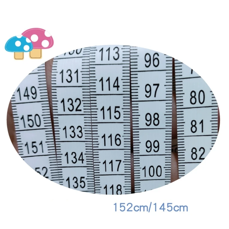 Tailor Mini Soft Ruler Body Fat Caliper Measuring Ruler Sewing TailorTape Measure Three-Dimensional Meter Sewing Measuring Tape