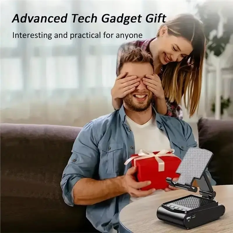 حامل هاتف CJSD-Lazy يدعم مكبر الصوت اللاسلكي المحمول مع مكبر صوت بلوتوث قابل للتعديل لسطح المكتب اللوحي المباشر