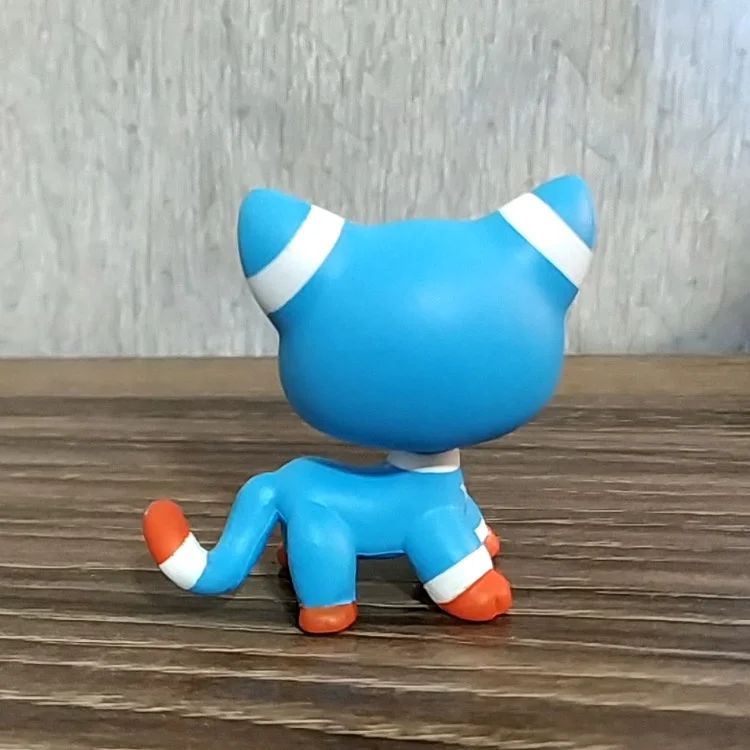 LPS Toys Rare Pet Shop Blue Cat Animals Figure Kid Gift