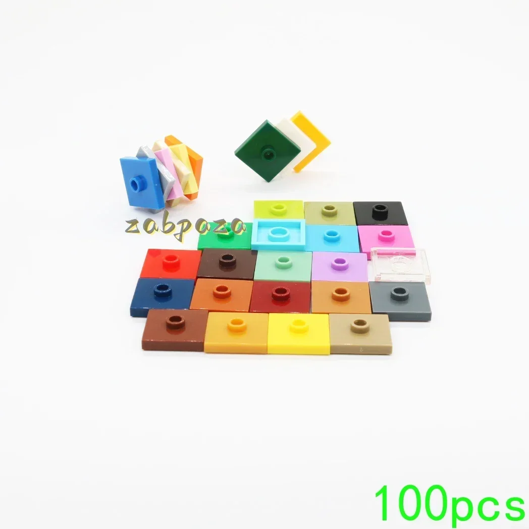 100PCS High-Tech Assemble Particle 23893 87580 2x2 Changeover Catch Brick Building Blocks Kit Replaceable Part Toy For Children